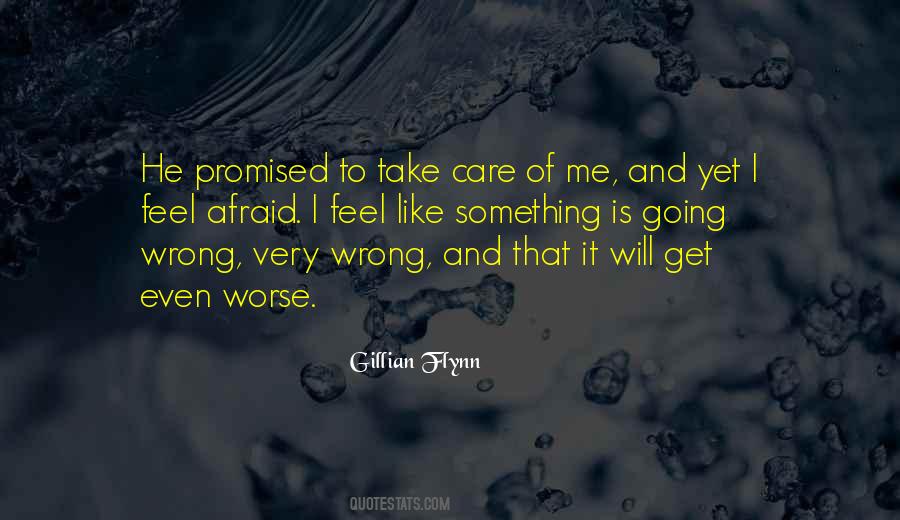 I Will Take Care Quotes #1176619