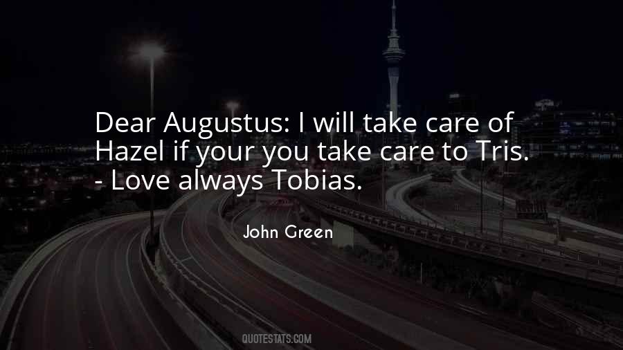 I Will Take Care Quotes #785482