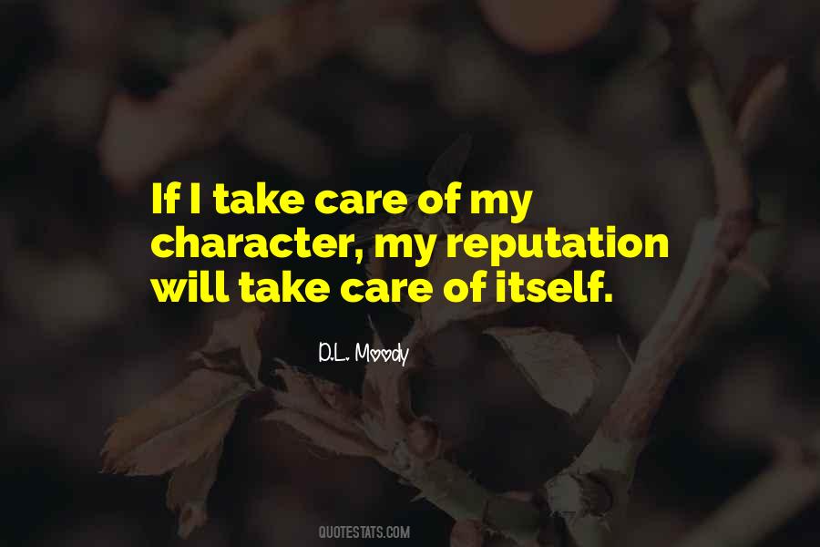 I Will Take Care Quotes #899387