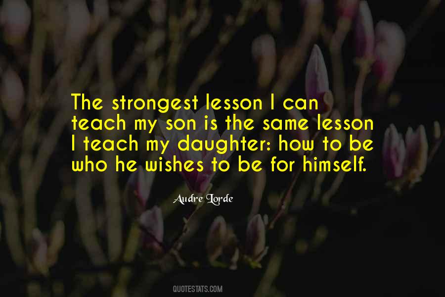 I Will Teach You A Lesson Quotes #153212
