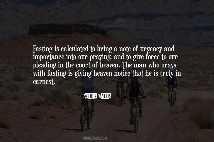 Quotes About Fasting And Praying #301480