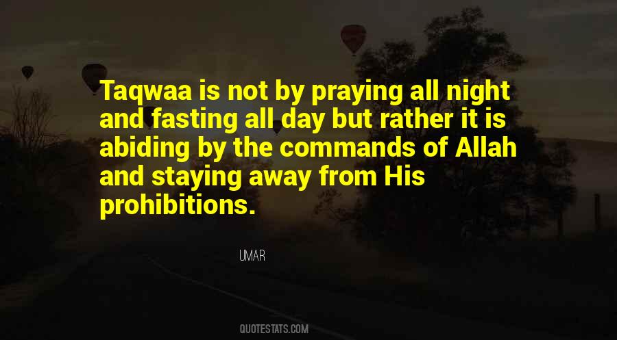 Quotes About Fasting And Praying #484379