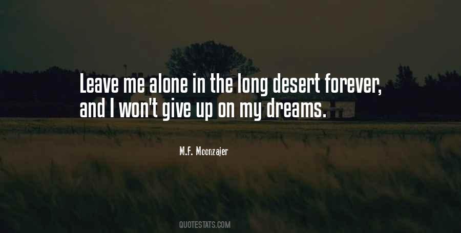 I Won't Ever Give Up Quotes #120458