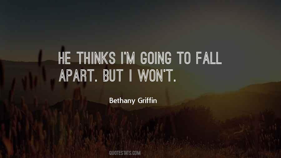 I Won't Fall Quotes #1602363