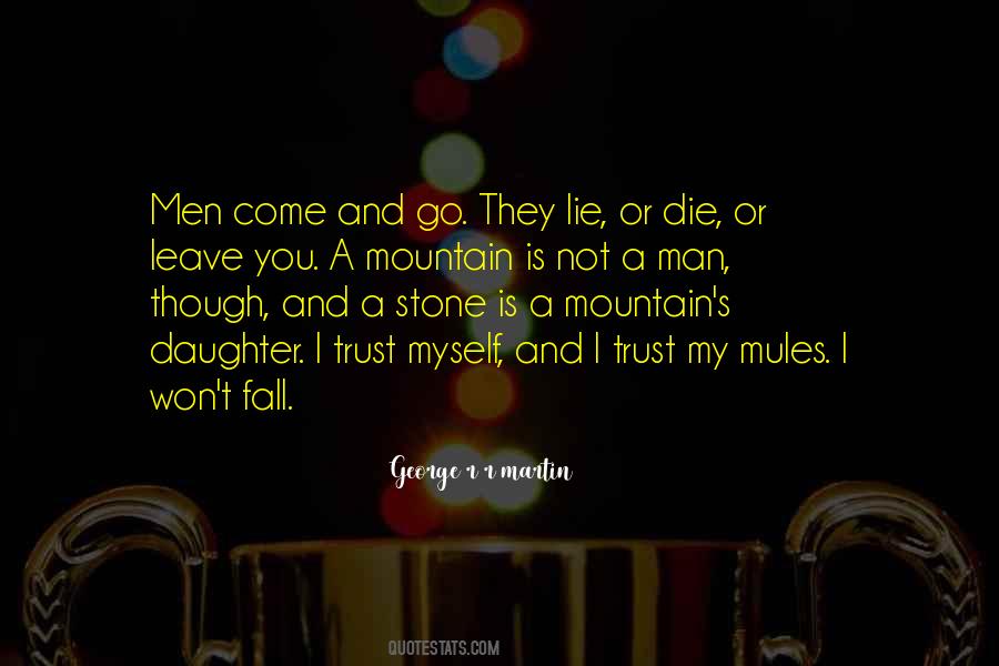 I Won't Fall Quotes #24802