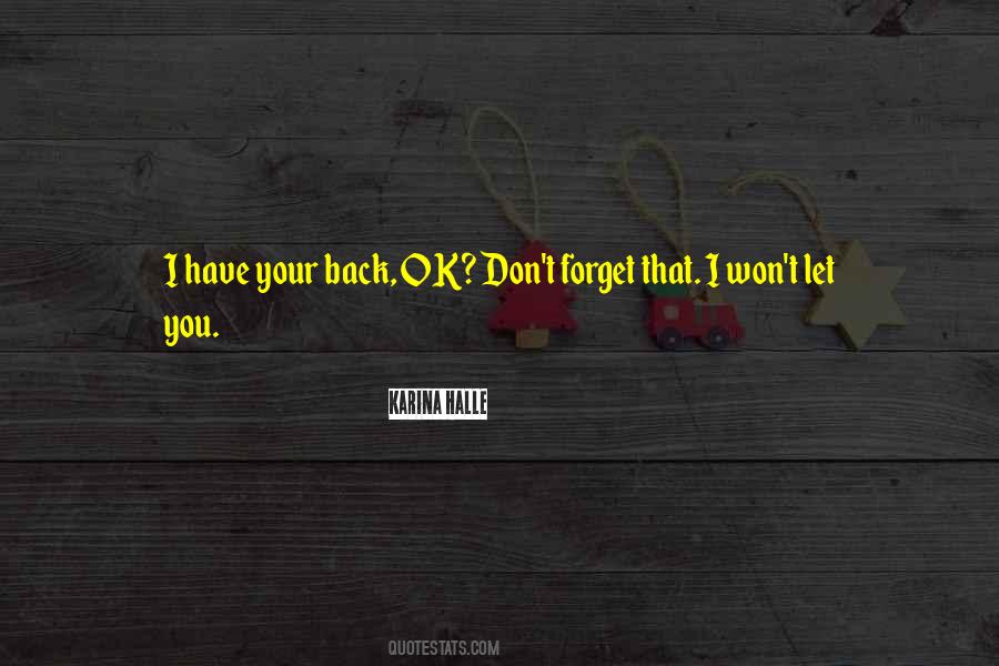 I Won't Forget Quotes #1355607