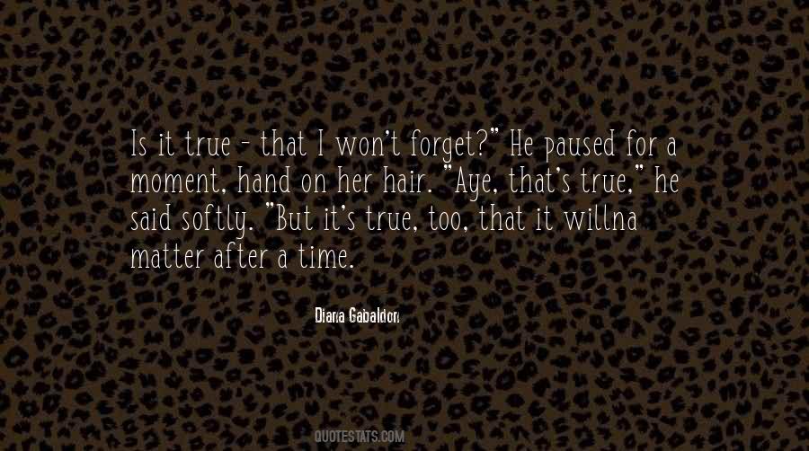 I Won't Forget Quotes #770208