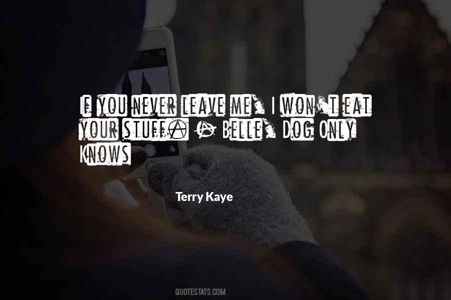 I Won't Leave You Quotes #14576