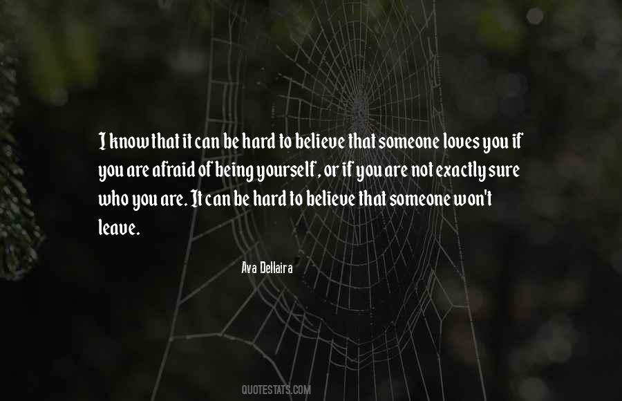 I Won't Leave You Quotes #1693396