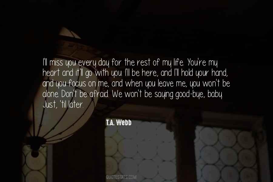 I Won't Leave You Quotes #1757732
