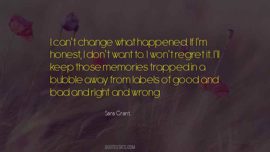 I Won't Regret Quotes #1000122