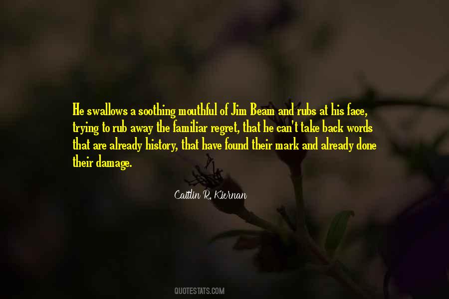 I Won't Regret Quotes #19554