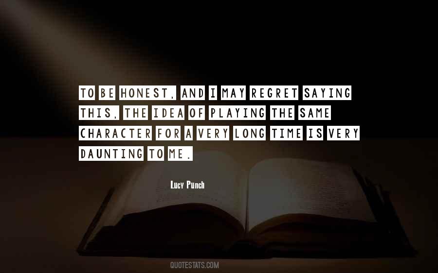 I Won't Regret Quotes #33539