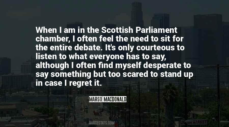 I Won't Regret Quotes #53771