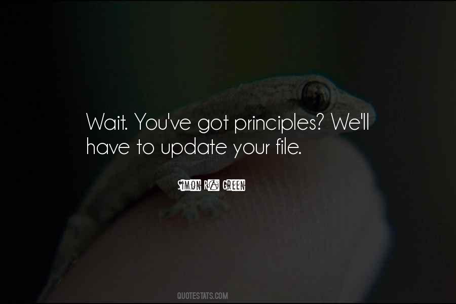 I Won't Wait Around Quotes #12492