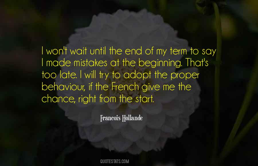 I Won't Wait Quotes #1717715