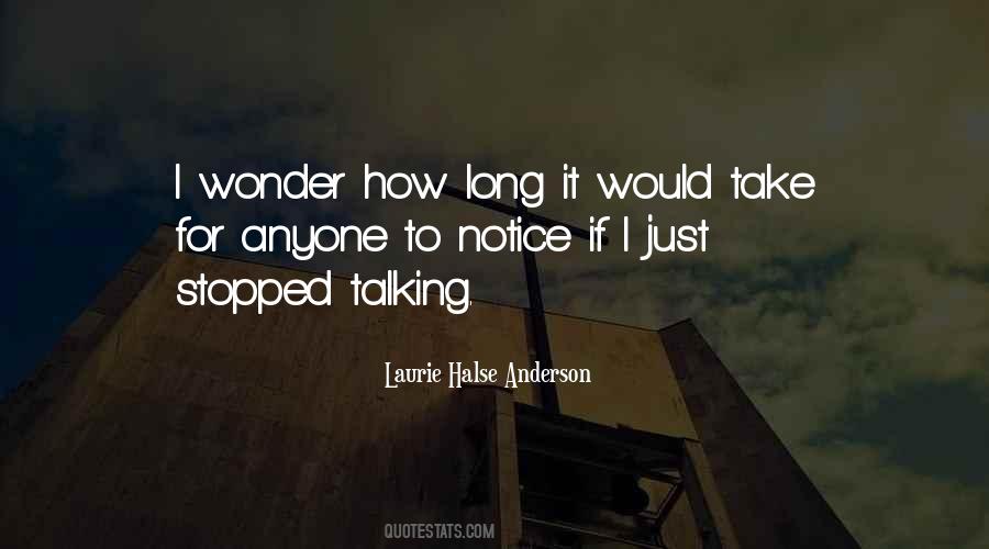I Wonder How Quotes #1375012