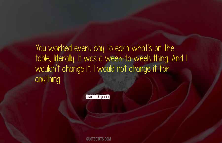 I Wouldn't Change You Quotes #1593537