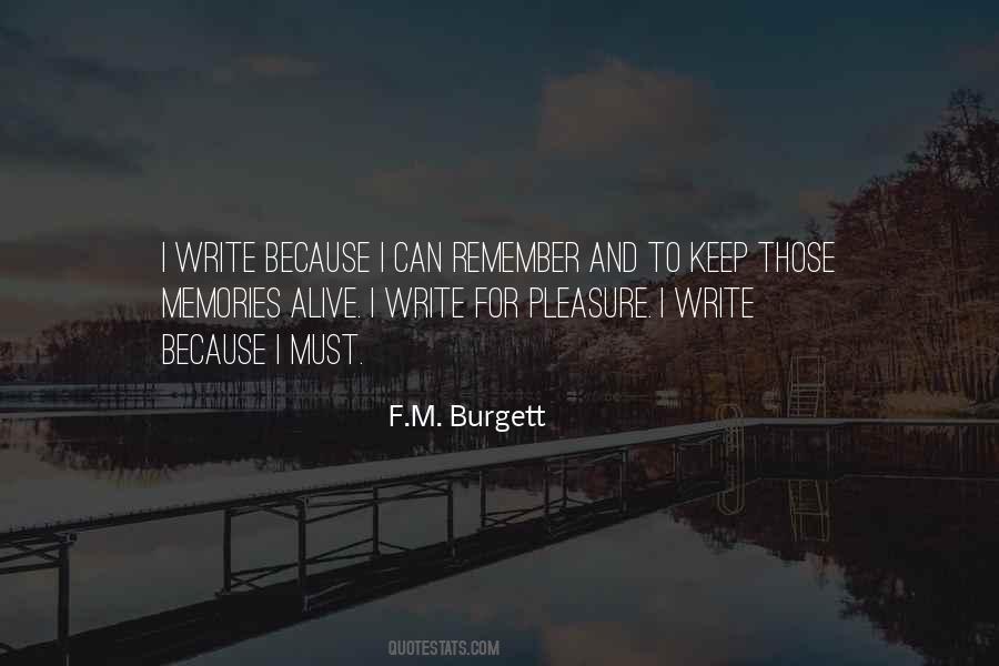 I Write Because Quotes #122037