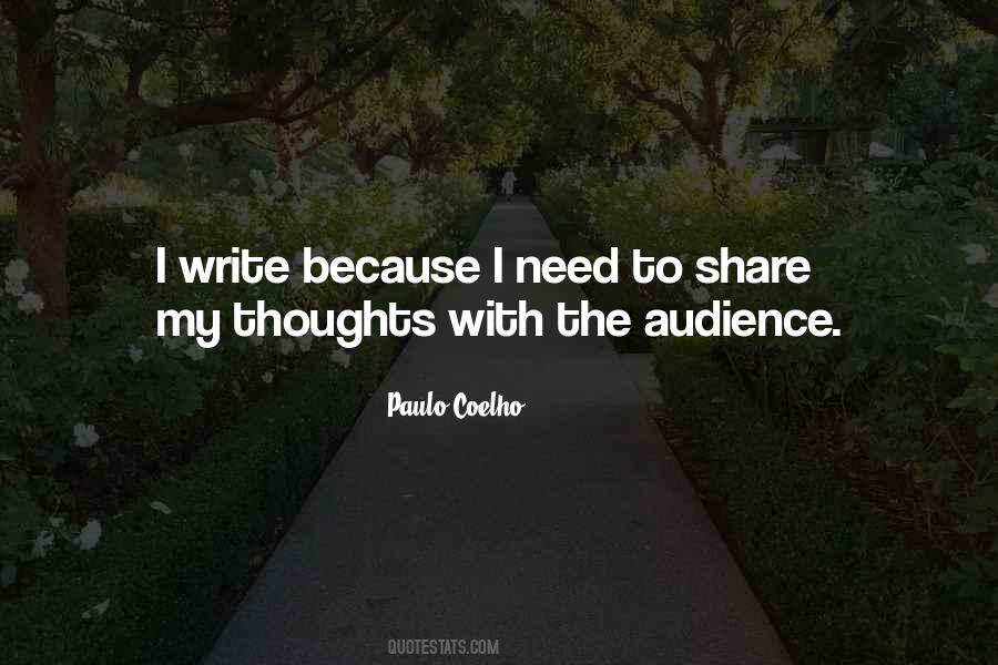 I Write Because Quotes #1260039