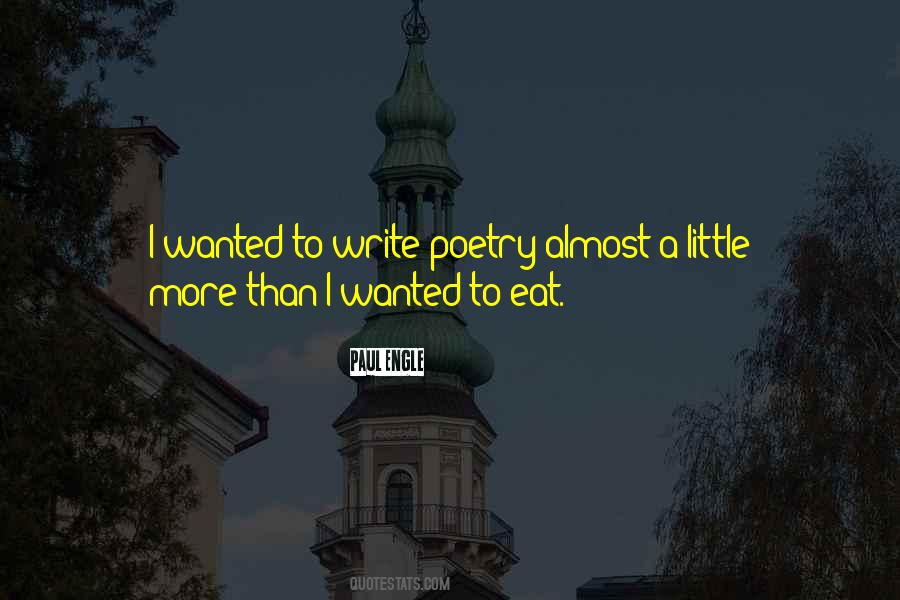I Write Poetry Quotes #244059
