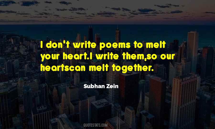 I Write Poetry Quotes #494017