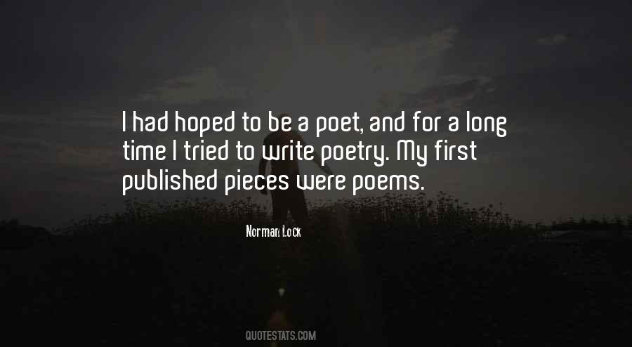 I Write Poetry Quotes #766