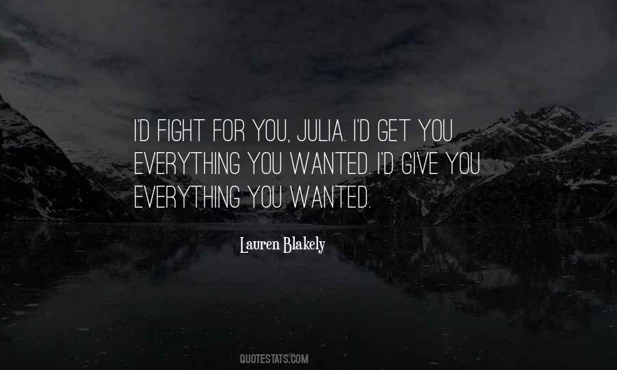 I'd Fight For You Quotes #1026710