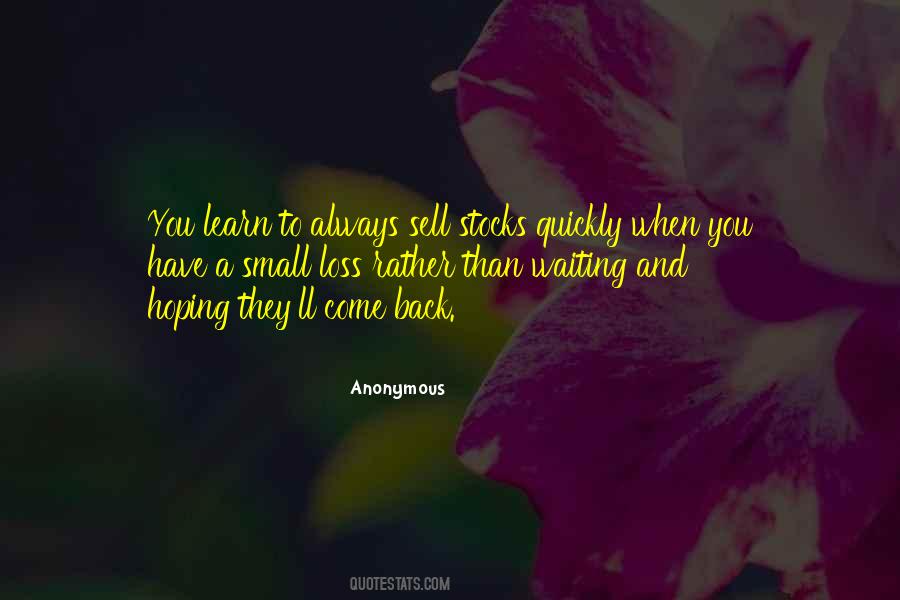 I'll Always Be Waiting For You Quotes #1345105