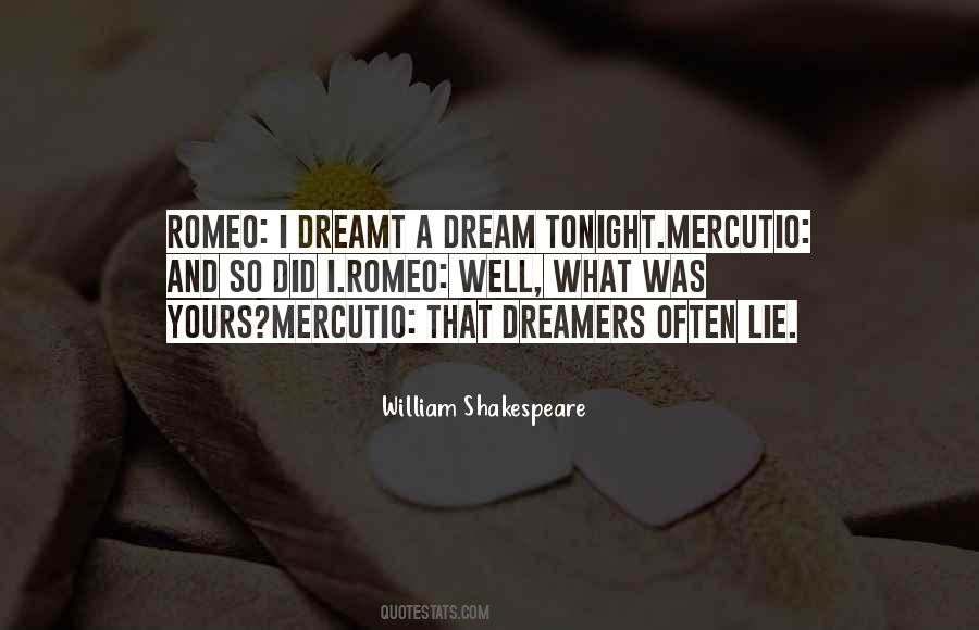 I'll Dream Of You Tonight Quotes #647880
