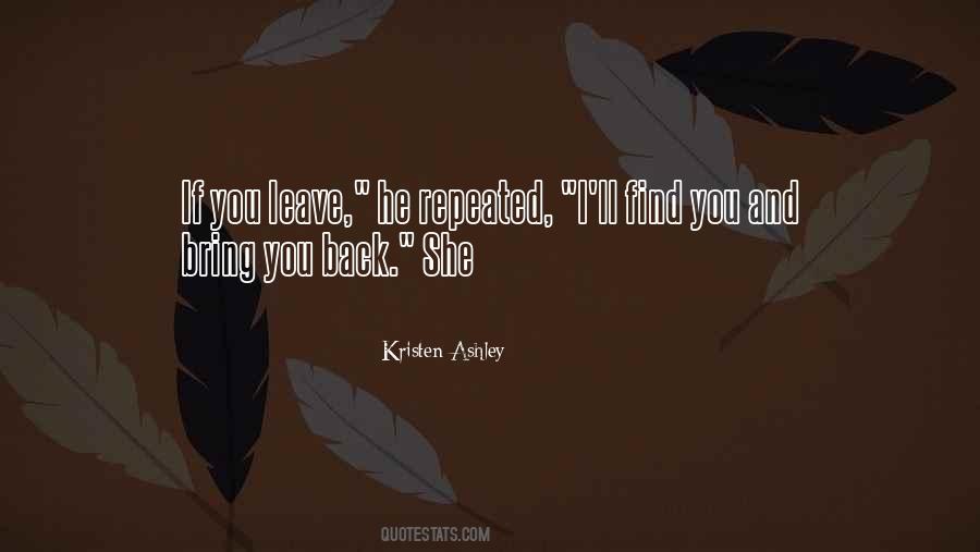 I'll Find You Quotes #1644669