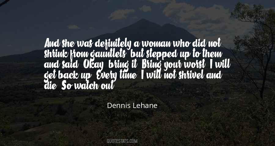I'll Get Back Up Quotes #418408