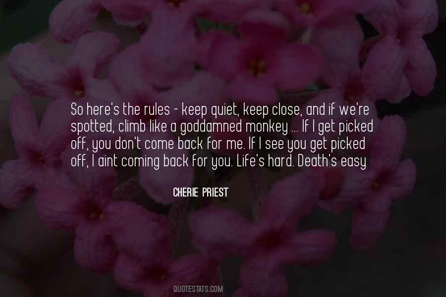 I'll Keep Quiet Quotes #1708897