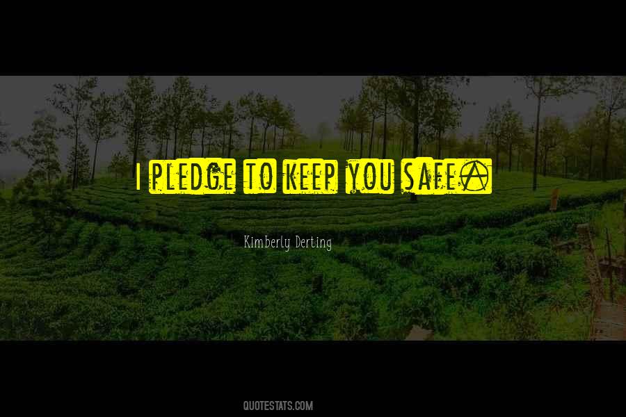 I'll Keep You Safe Quotes #1277586