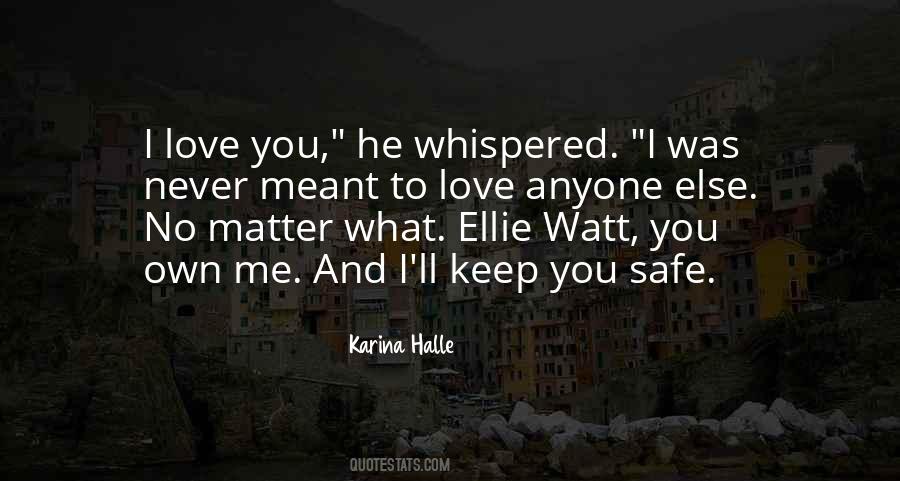 I'll Keep You Safe Quotes #1805565