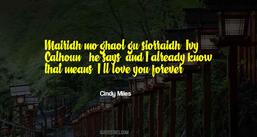 I'll Love You Forever Quotes #819632