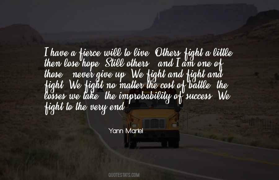 I'll Never Lose Hope Quotes #1695381