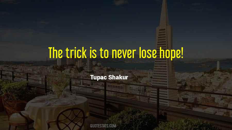 I'll Never Lose Hope Quotes #640986