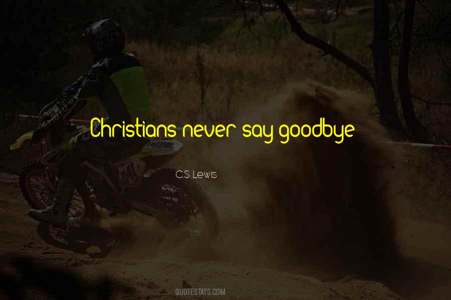 I'll Never Say Goodbye Quotes #878378