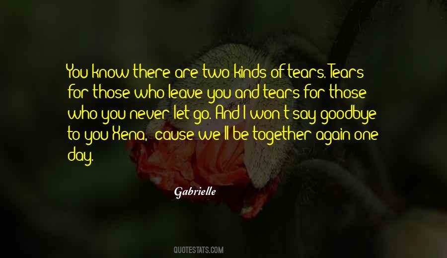 I'll Say Goodbye Quotes #789616