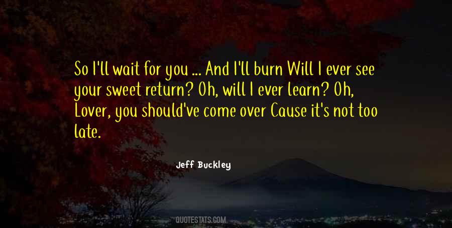 I'll Wait For You Quotes #293970