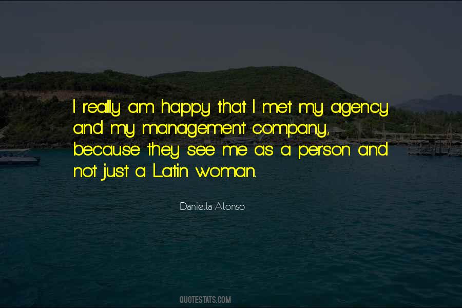 I'm A Happy Woman Quotes #1719308