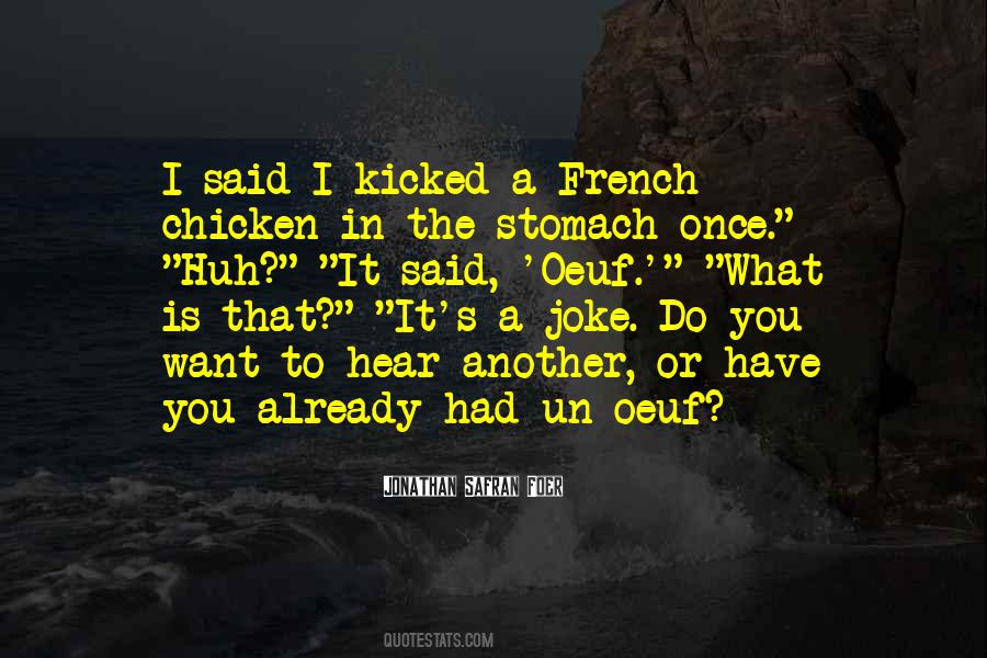 I'm A Joke To You Quotes #54210