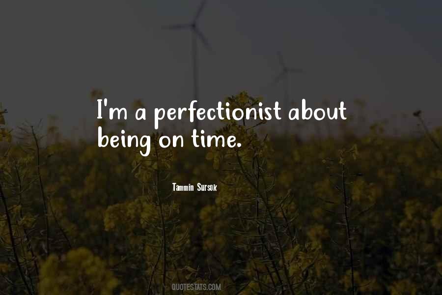 I'm A Perfectionist Quotes #1049912