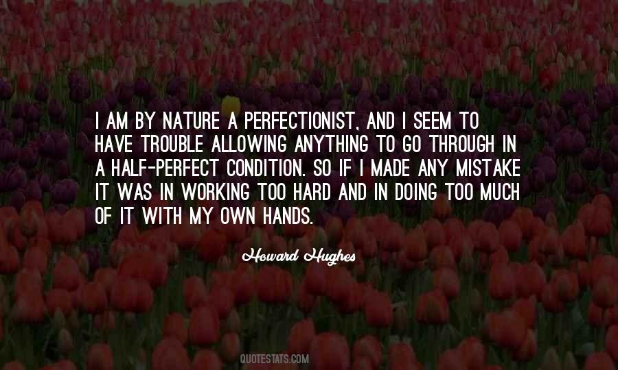I'm A Perfectionist Quotes #165504