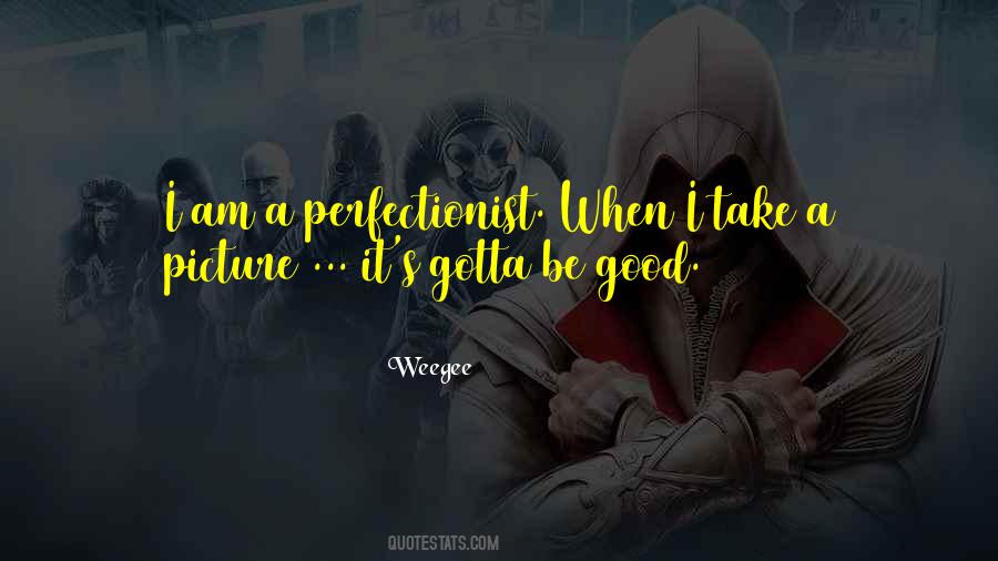 I'm A Perfectionist Quotes #243923