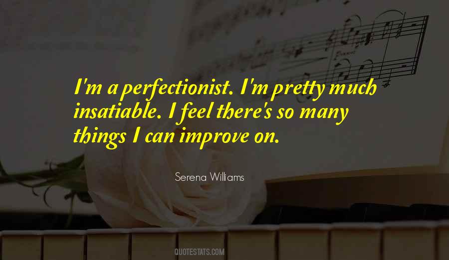 I'm A Perfectionist Quotes #250323