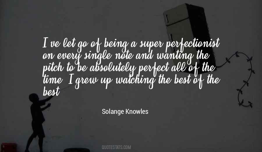 I'm A Perfectionist Quotes #301406