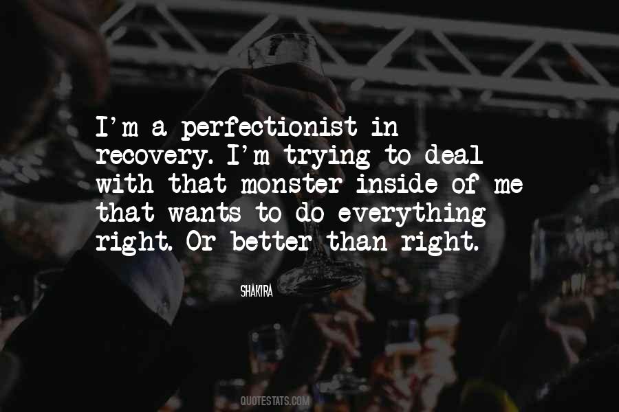 I'm A Perfectionist Quotes #482840