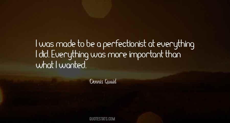 I'm A Perfectionist Quotes #732832